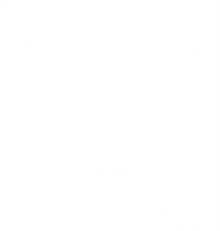 White Merely Home logo, without words, and transparent background