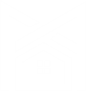 White Merely Home logo, without words, and transparent background
