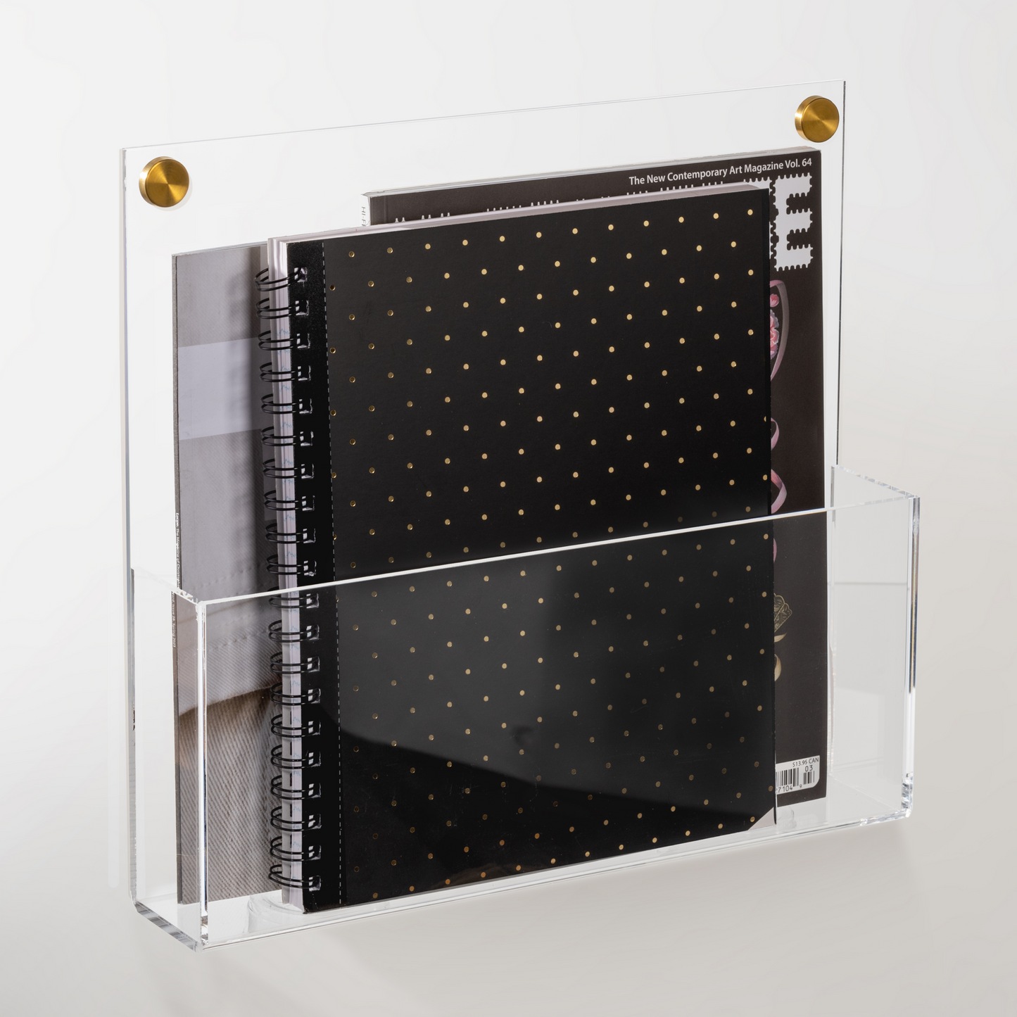 Premium Acrylic 2-Pack Wall File Holders