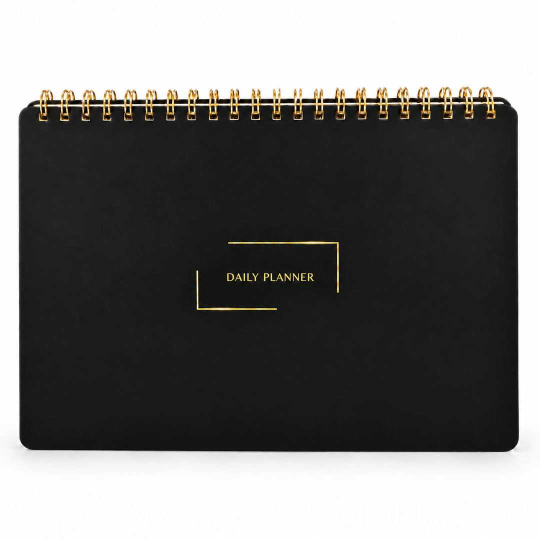 Daily Planner (Landscape) | Undated Daily Planner – Spiral Notebook | Merely Home