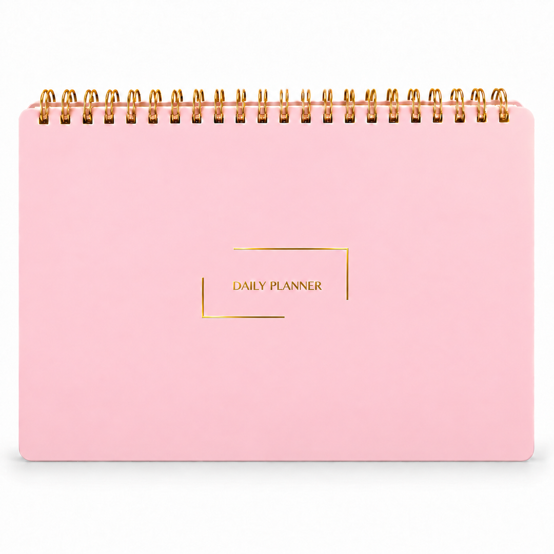 Daily Planner (Landscape) | Undated Daily Planner – Spiral Notebook | Merely Home