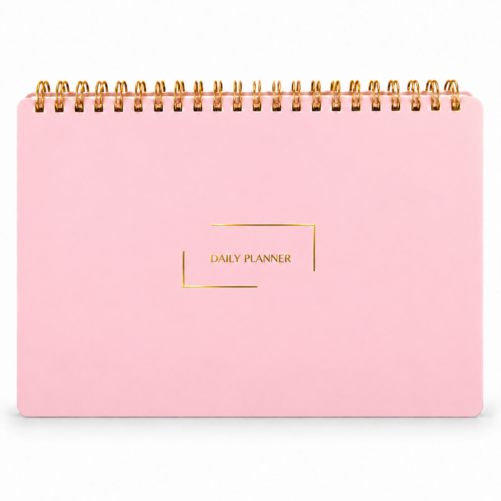 Daily Planner (Landscape) | Undated Daily Planner – Spiral Notebook | Merely Home