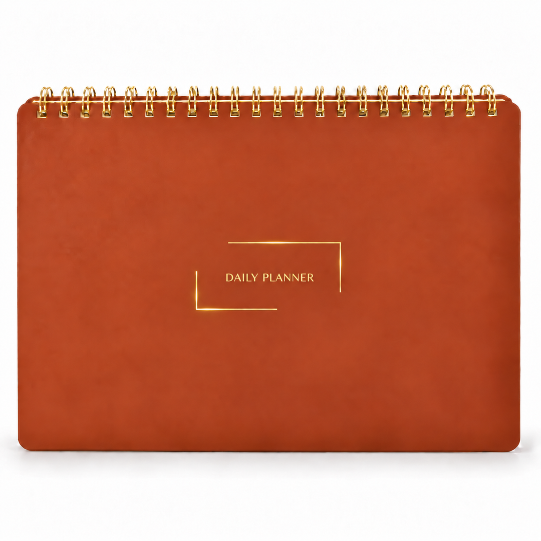 Daily Planner (Landscape) | Undated Daily Planner – Spiral Notebook | Merely Home