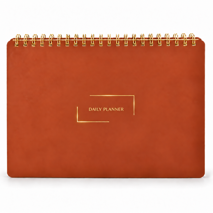 Daily Planner (Landscape) | Undated Daily Planner – Spiral Notebook | Merely Home