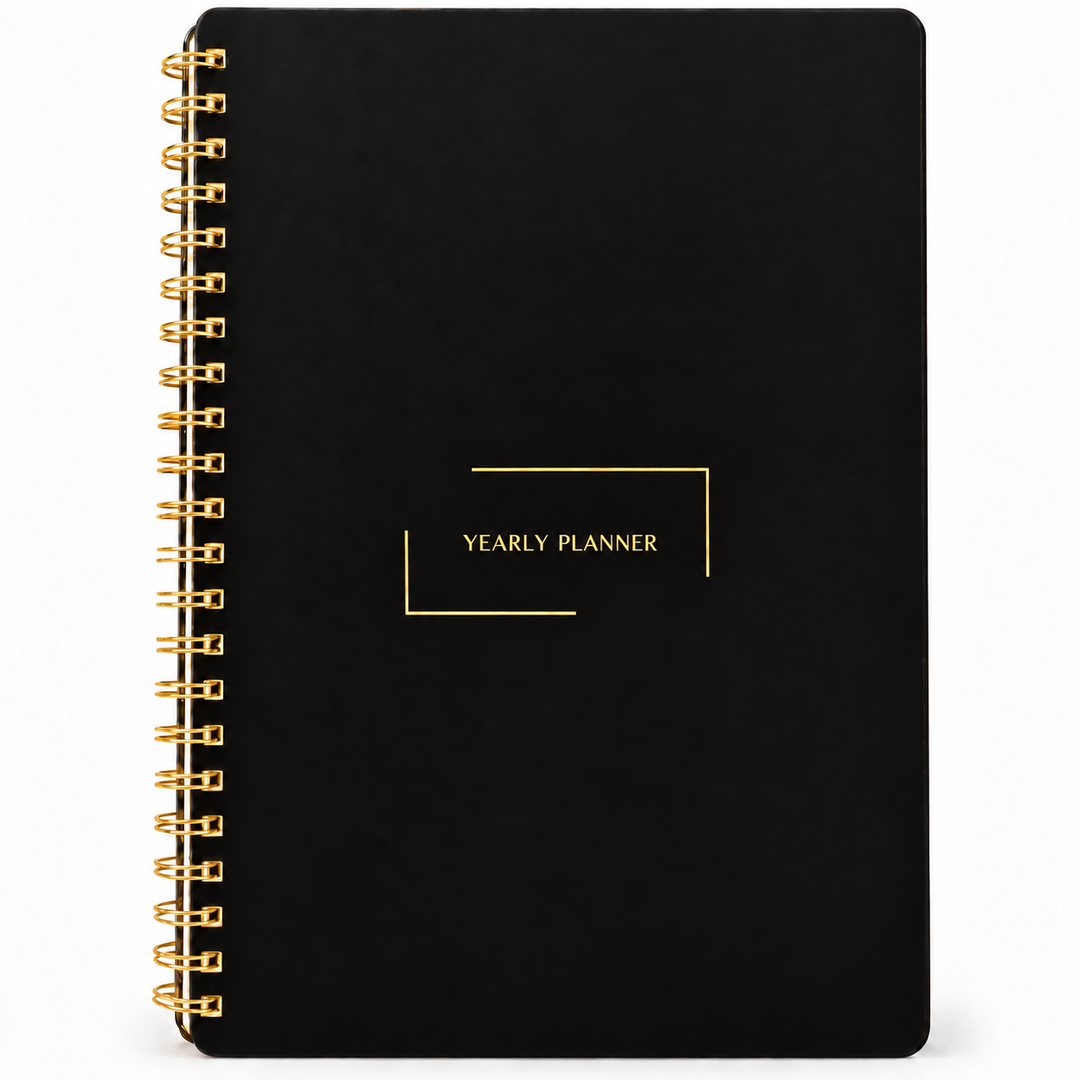 Yearly Planner | Undated Monthly Planner with Weekly Pages | Merely Home