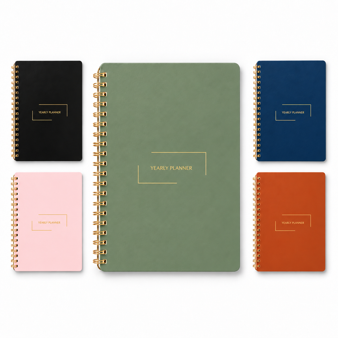Yearly Planner | Undated Monthly Planner with Weekly Pages | Merely Home